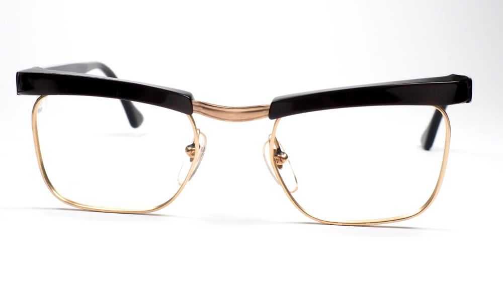 Golddouble Kombibrille echt Vintage aus den Fünfzigern noch fabrikneu
