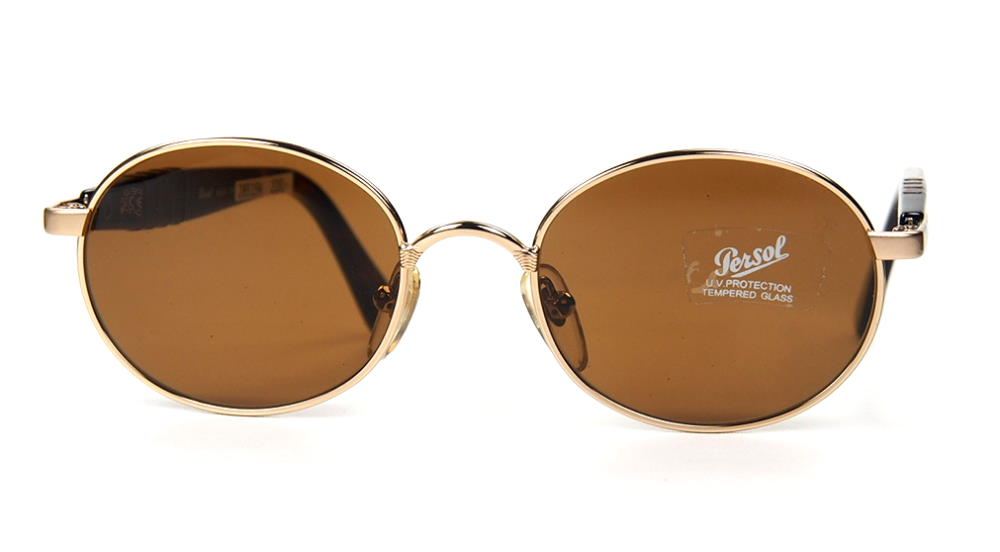 Persol Sonnenbrille 2021S U V Protection Vintage Brille mit dkl. Gläsern