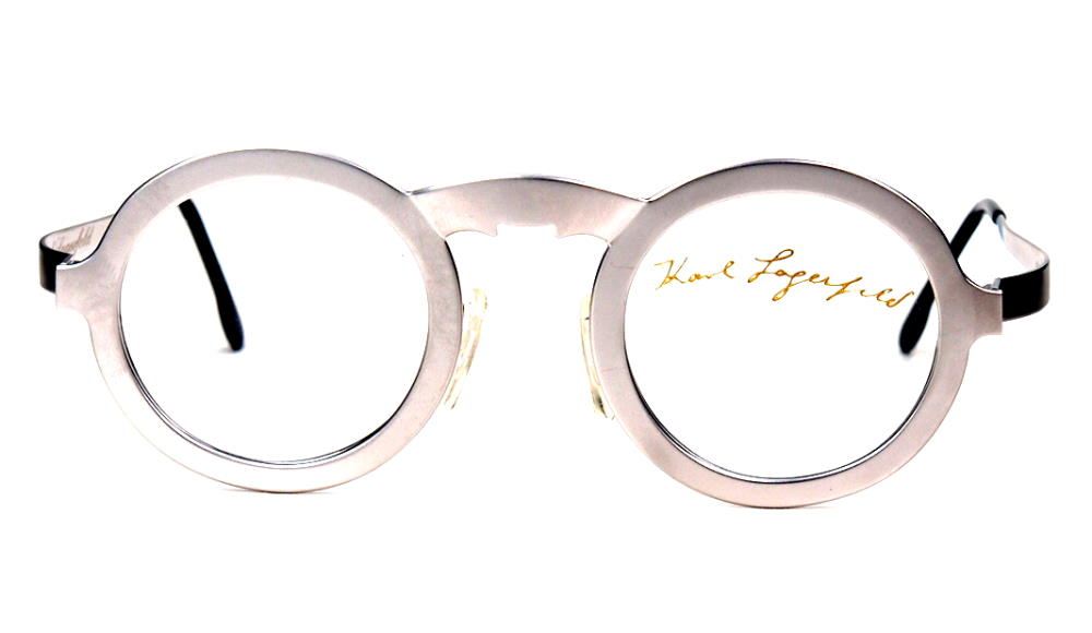 Karl Lagerfeld Brille Sonderedition, Einzelstück silbermatt