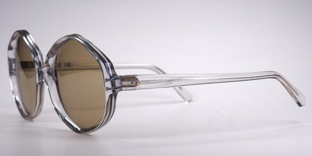 VintageSonnebrille große tranzparente Brille der 70er Jahre 329518