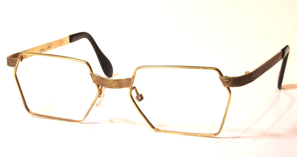 Goldbrille 585er  Gold,  14 Karat auch eine Wertanlage Modell Oberbalken 3