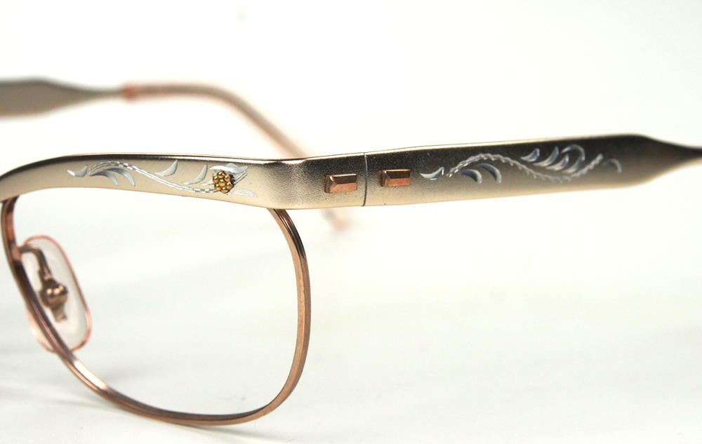 Vintagbrille der 50er Jahre, Oberbalken aus Aluminium