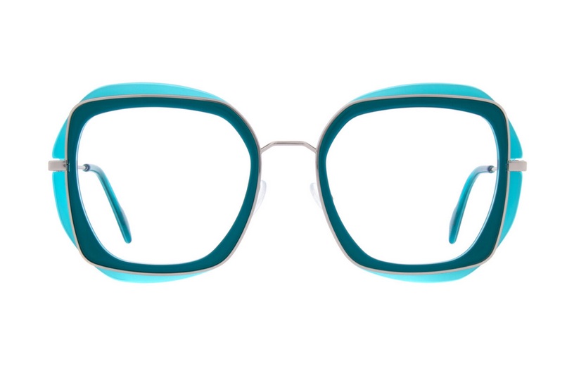 Andy Wolf eyewear Frame 4820 col. 06 teal silver