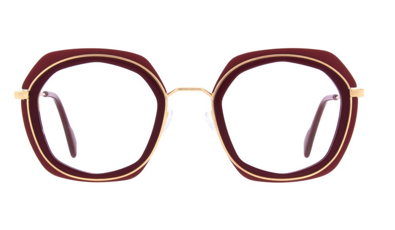 Andy Wolf eyewear Frame 4836 col. 02 gold red