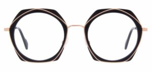 Andy Wolf eyewear Frame 4799 Col. 01 black-roségold