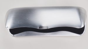 Kleines Brillenetui aus Aluminium in matt