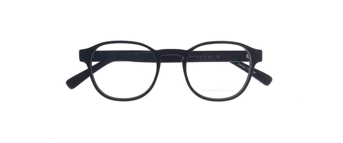 Hamburg Eyewear Hugo 8M schwarz matt – Bild 2