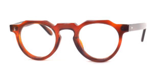 Vintage Kronen-Pantobrille aus Acetat