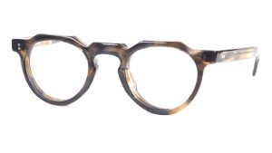 Vintagebrille Kronen-Pantobrille in dunkelhavanna