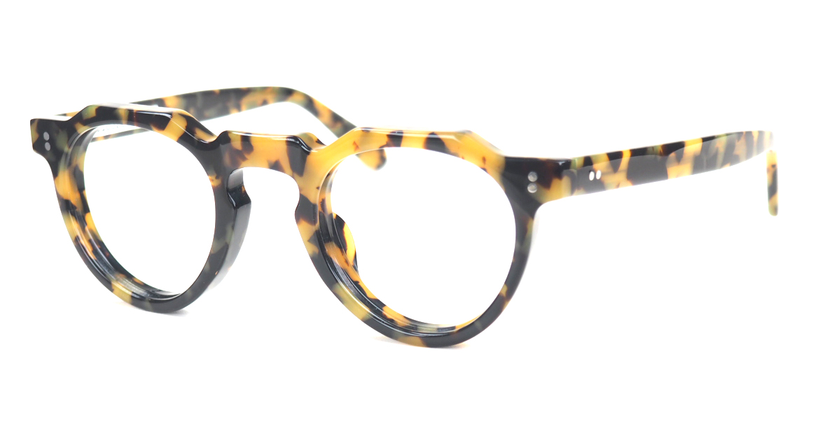 Lesca Lunettes Vintage Pantobrille in dunkelhavanna – Bild 2
