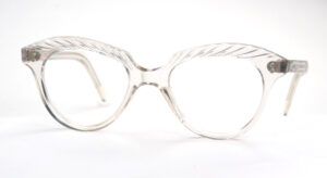 Echte Vintagebrille der 60er Jahre, transparent