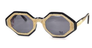 Sonnenbrille, achteckig original Vintagebrille der 80er Jahre