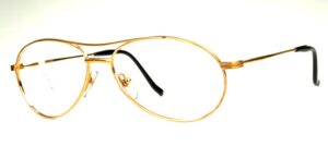 Vintagebrille aus den 80ern von St. Moritz, aus Titan in gold