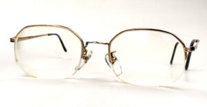 Vintagebrille, original der 80er Jahre Nylor von Essilor (unten randlos)