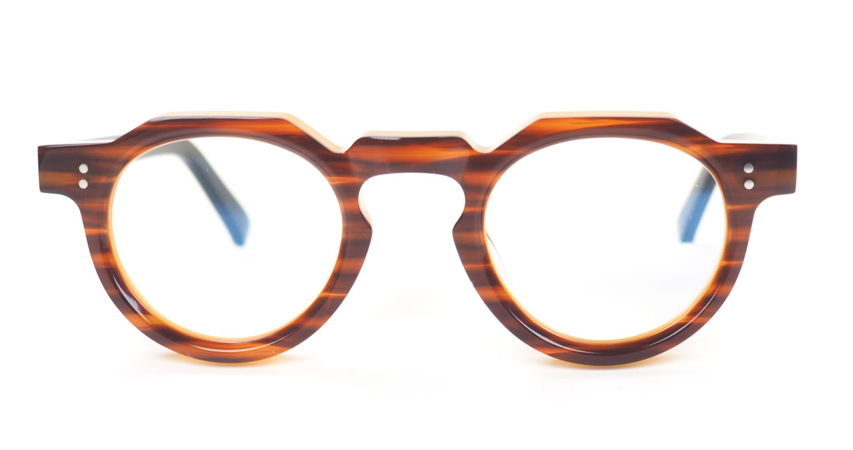 Vintagebrille, Pantobrille aus Sandwich-Acetat