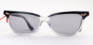 60er Jahre Rockabilly-Brille, echt Vintage, Browline-Brille