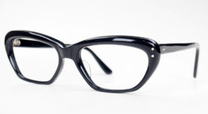 Schwarze Cateye Vintagebrille in besonders schöner Form