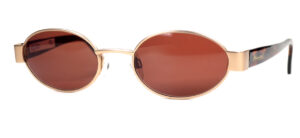 Sonnenbrille 100% UV-Protection, Vintagebrille mit braunen Sonnengläsern